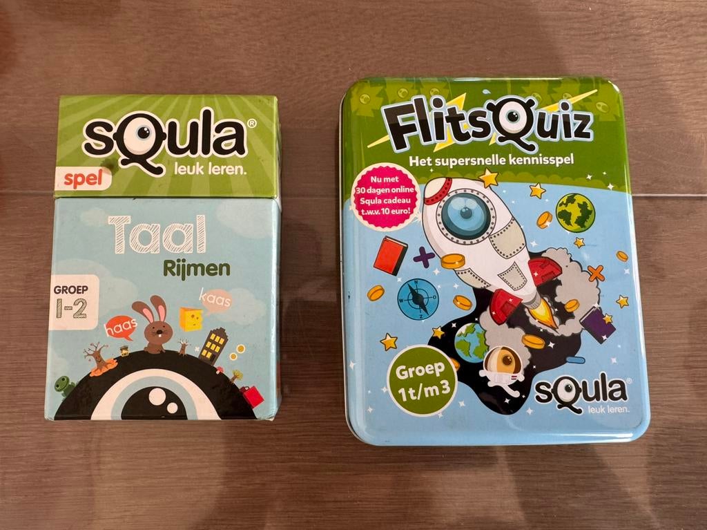 Squla rijmspel en kennisspel, Ophalen