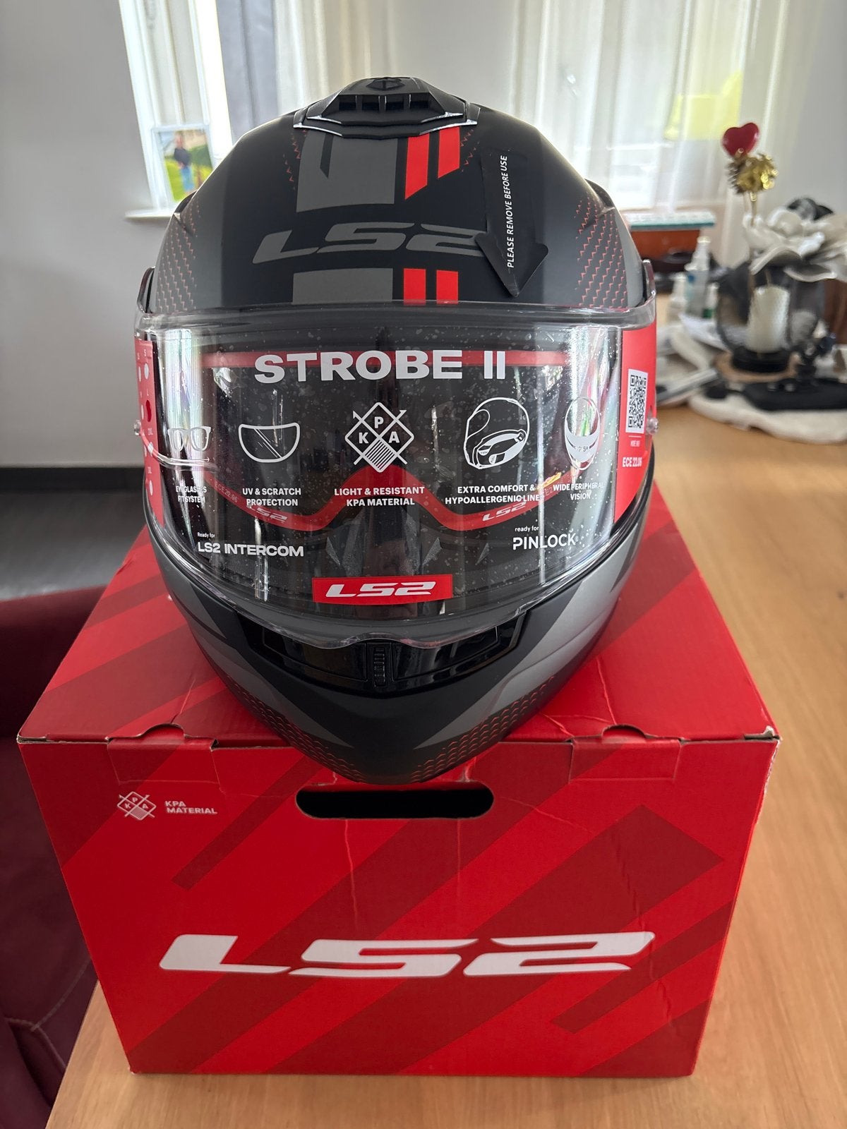LS2 Strobe II modulaire helm, Maat L - Nieuw in doos, Systeemhelm, Dames, Ophalen of Verzenden, L