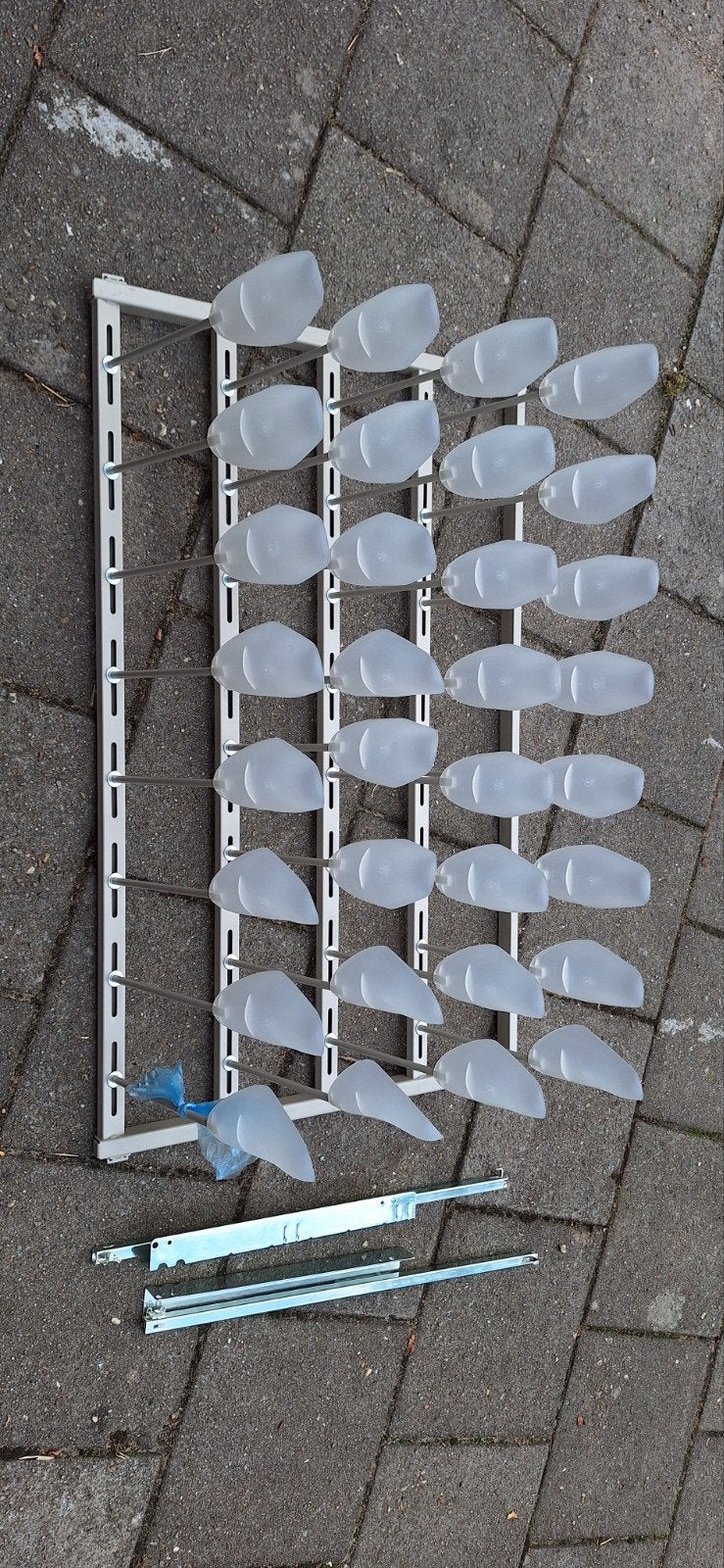 Schoenenrek voor kledingkast Ikea, Ophalen