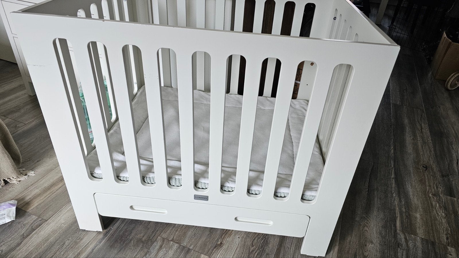 Coming Babybox met lade in hoogte verstelbaar, Kinderen en Baby's, Babywiegjes en Ledikanten, Ophalen, Gebruikt, Ledikant
