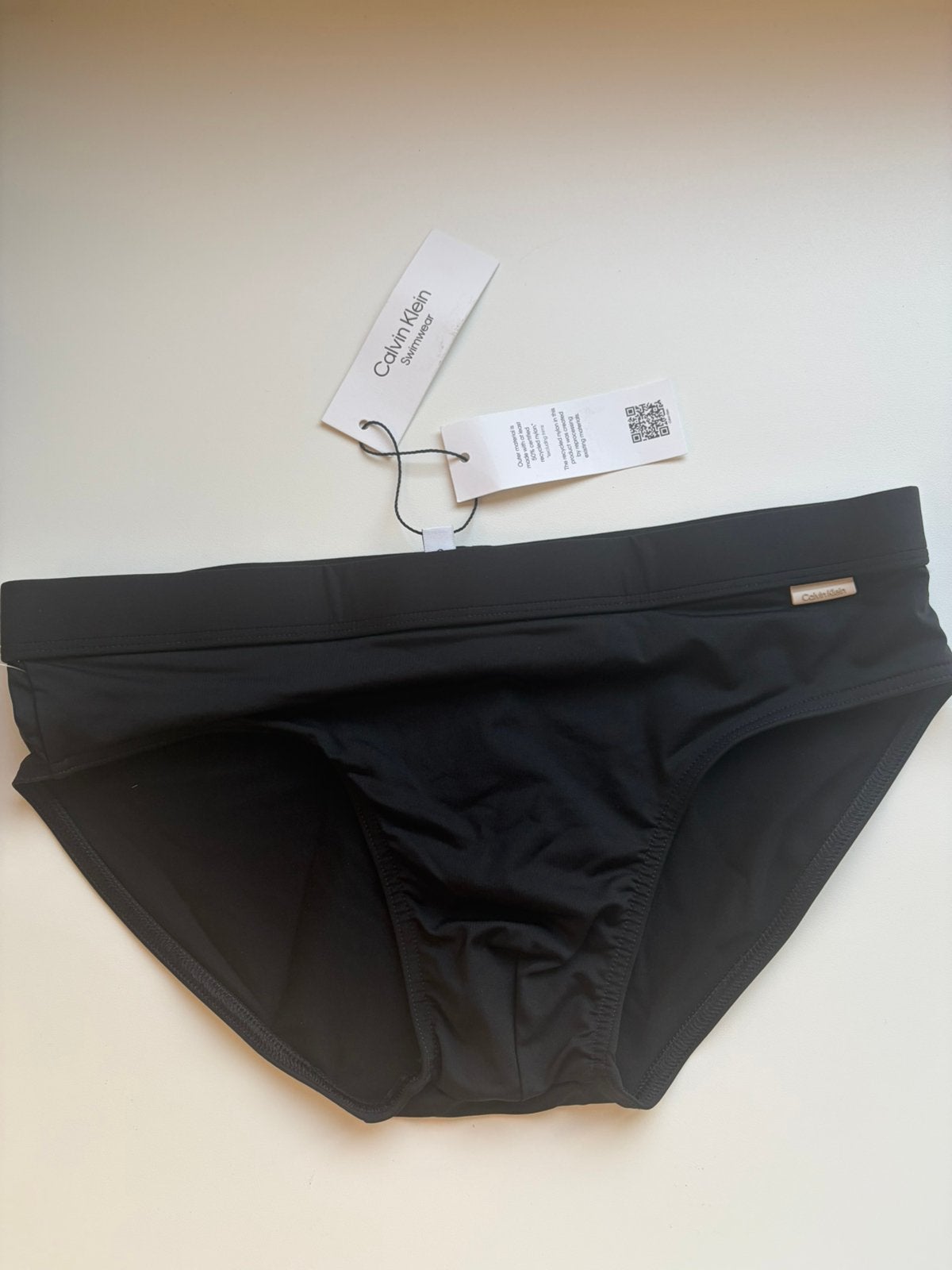 Calvin Klein Zwemslip Nieuw, Kleding | Heren, Badmode en Zwemkleding, Verzenden, Maat 48/50 (M), Zwart, Zwemslip