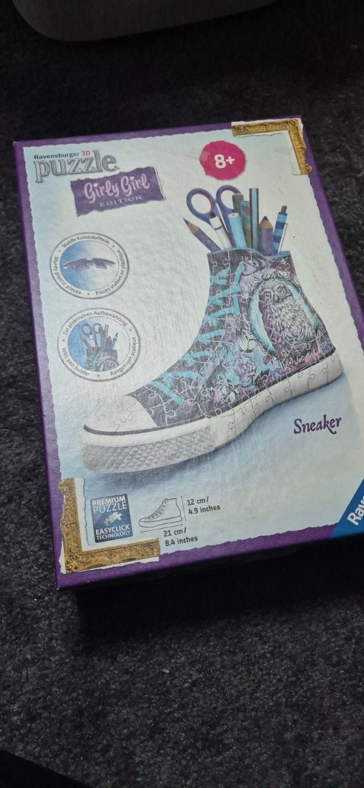 Ravensburger 3D Sneaker Puzzel - Girly Girl Editie, Ophalen of Verzenden, Meer dan 50 stukjes, Nieuw, 6 jaar of ouder