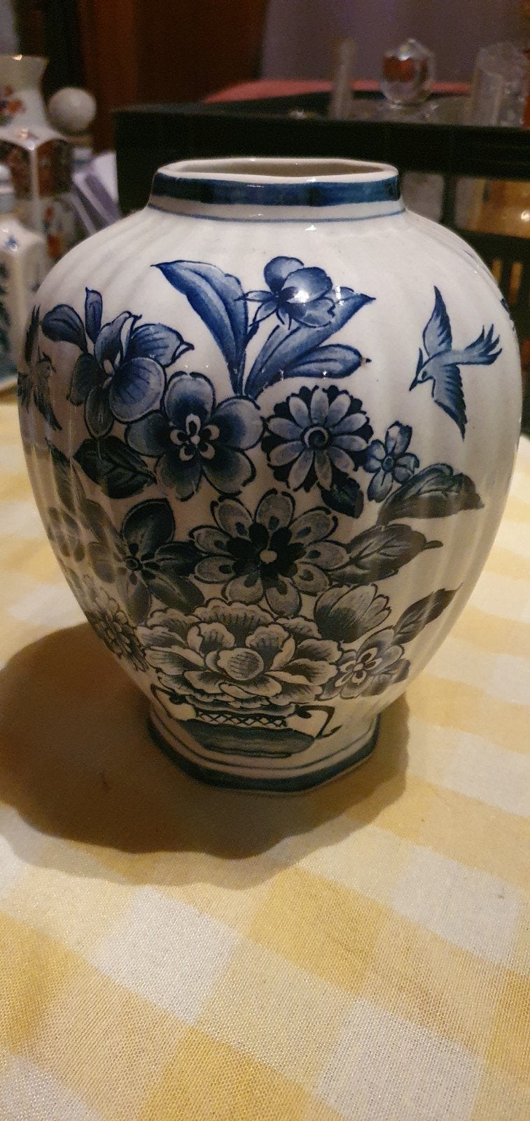 Prachtige Royal Delft Delfts Blauw Handwerk Vaas, Antiek en Kunst, Antiek | Vazen, Ophalen of Verzenden