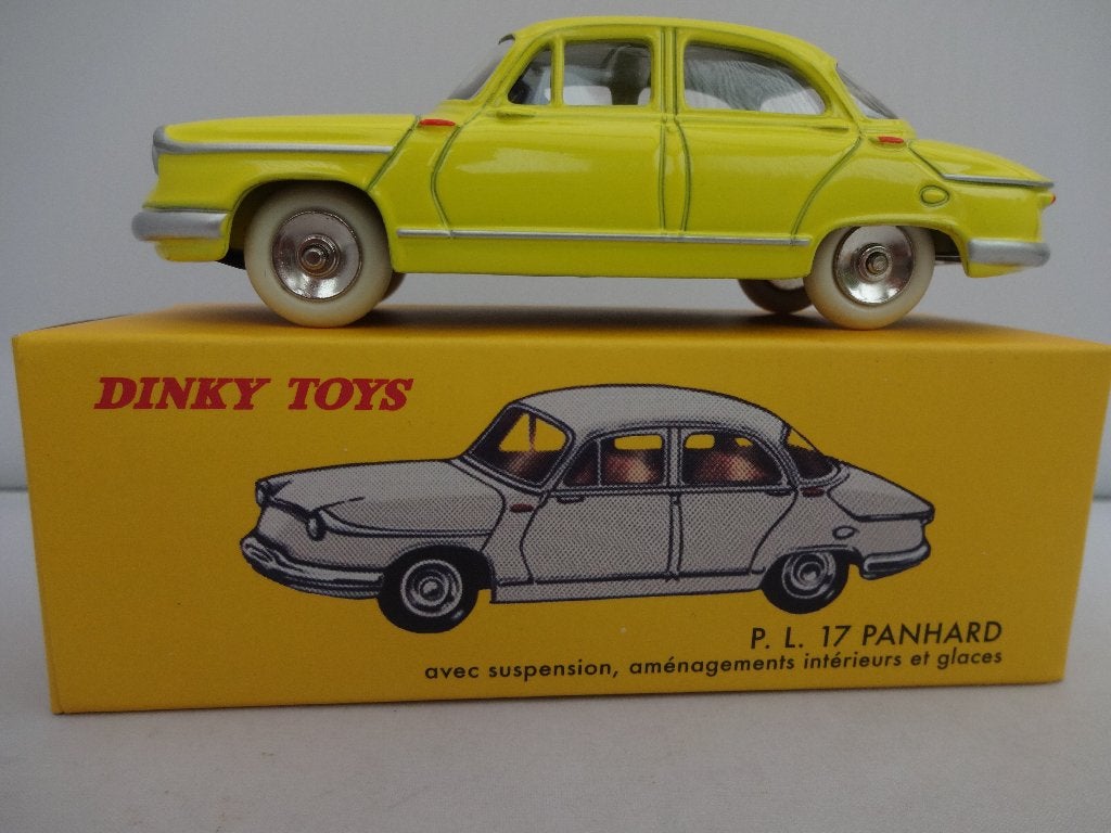 Panhard P.L. 17 geel nr: 547 van Dinky Toys 1:43 ZELDZAAM !!, Hobby en Vrije tijd, Ophalen of Verzenden, Nieuw, Auto, Dinky Toys