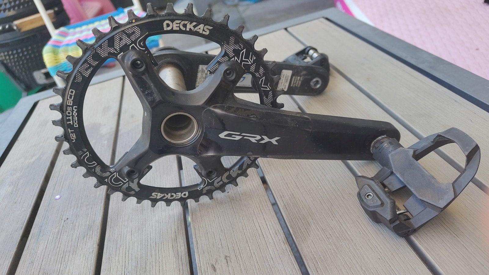 Shimano GRX 810 Stages Powermeter Crankstel 172,5mm, Fietsen en Brommers, Fietsonderdelen, Crankstel of Pedalen, Gebruikt, Ophalen of Verzenden
