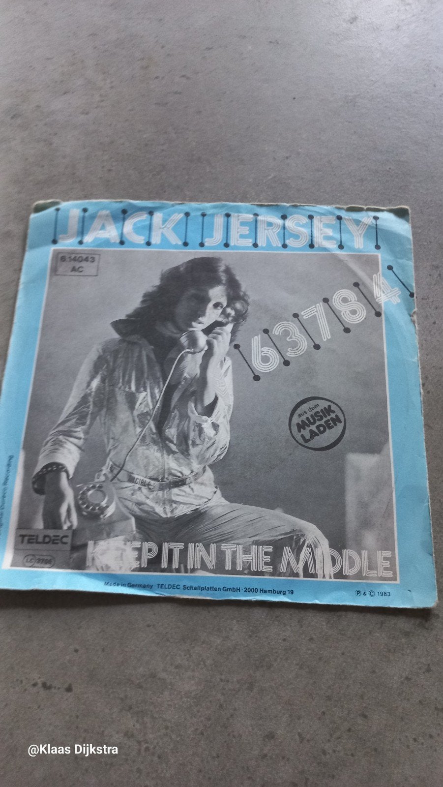 Jack Jersey - Keep It In The Middle, Cd's en Dvd's, Ophalen of Verzenden, Gebruikt, Pop, Single