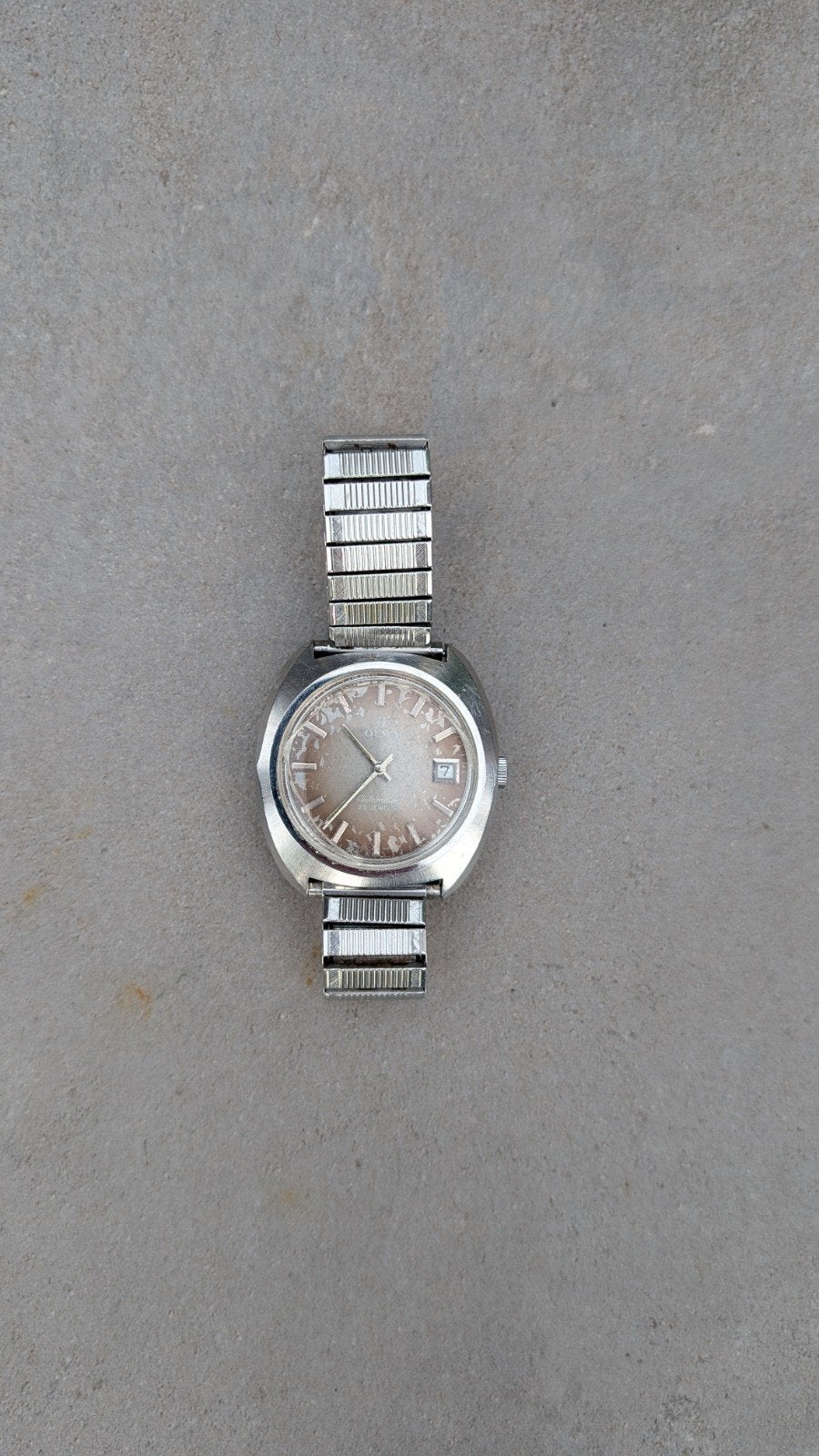 Vintage Olma horloge loopt/ opknapper, Ophalen of Verzenden, Overige merken