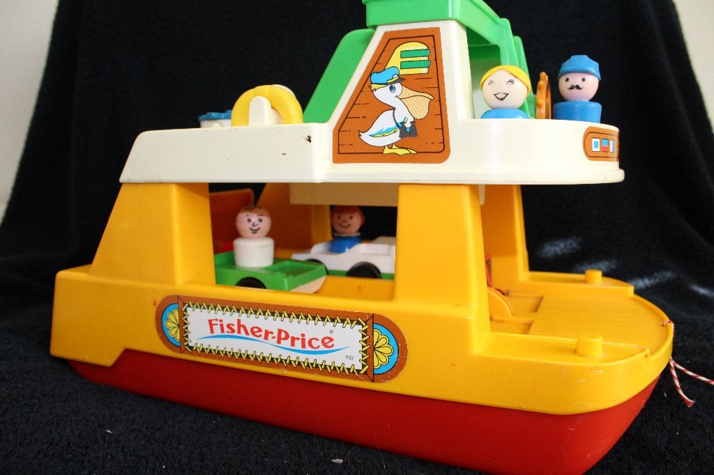 Fisher Price veerboot, Ophalen, Gebruikt, Speelset