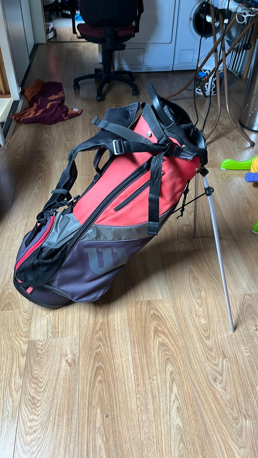 Wilson Golf Standbag - Rood/Zwart, Ophalen, Gebruikt, Tas, Overige merken