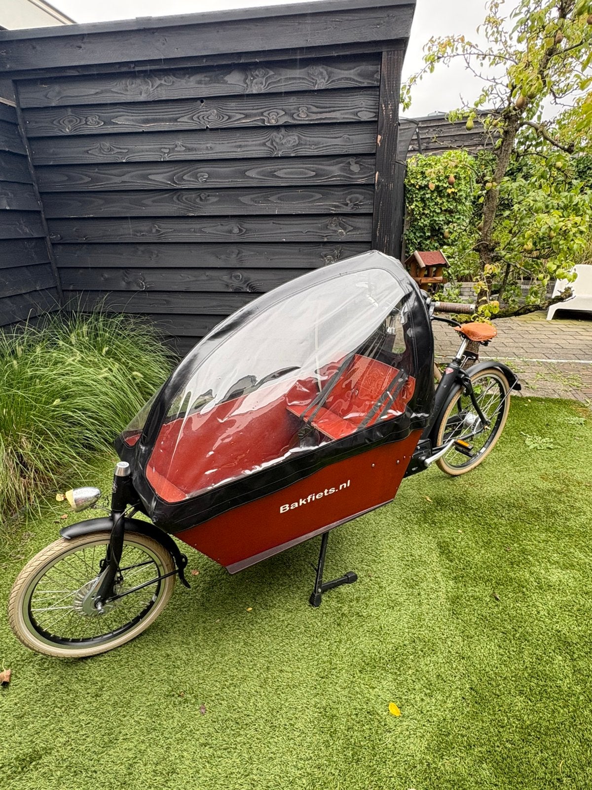 Bakfiets nl regentent CargoBike Long, zeer nette staat, Ophalen, Gebruikt, Overige merken, Huif