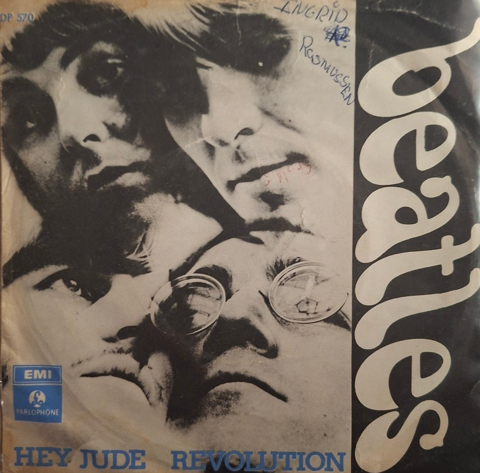 Mooie singel van The Beatles 1968, Ophalen of Verzenden