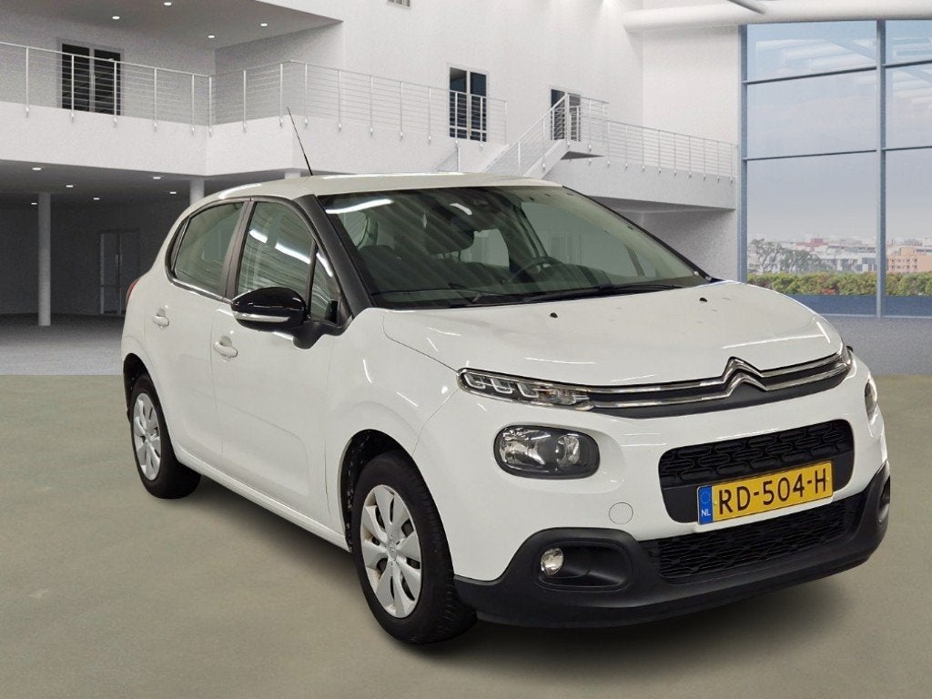 Citroen C3 1.6 BlueHDi Feel|1STE EIG|NAVI|CARPLAY|PSENSOR|CR, Auto's, Dealer onderhouden, 450 kg, 4 cilinders, Wit