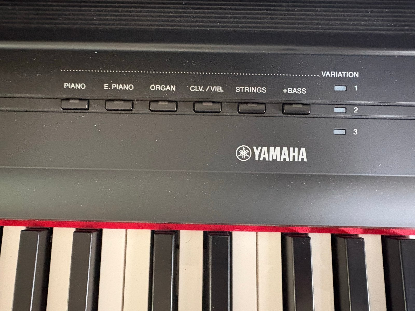 Yamaha P-125 Digitaal ; met standaard en kruk, Ophalen, Zwart, Digitaal, Zo goed als nieuw