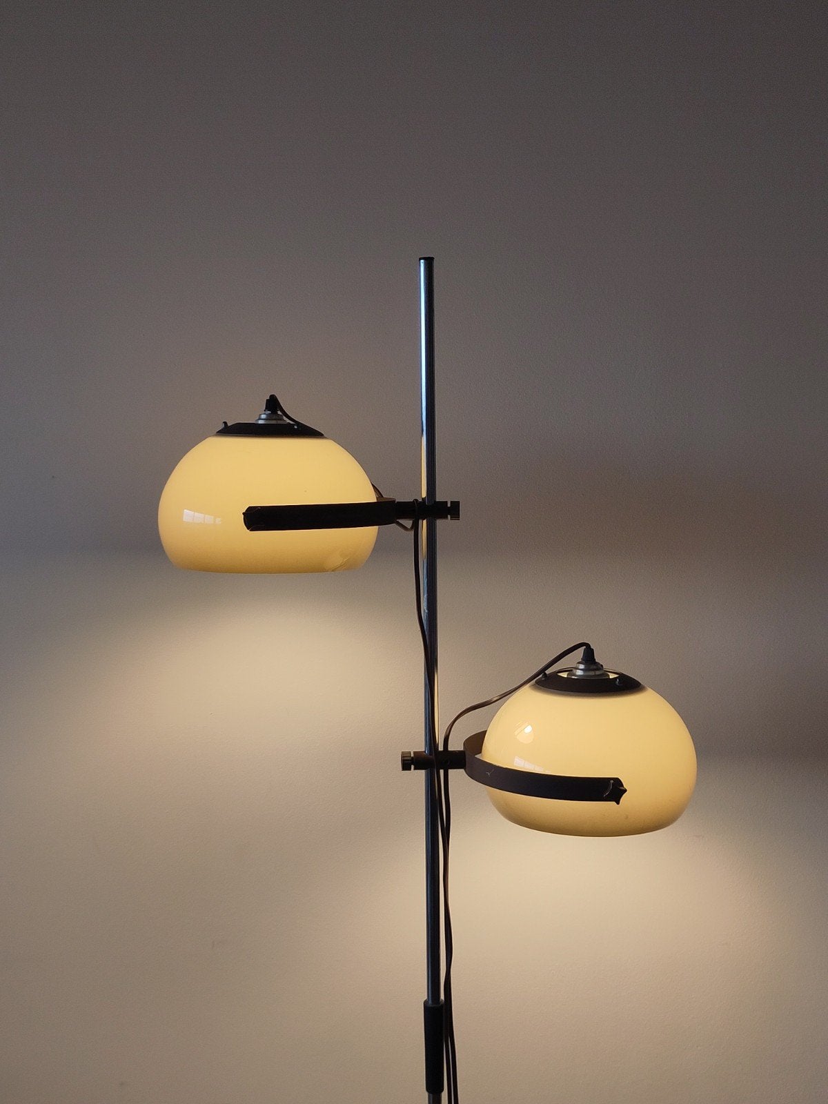 Vintage staande lamp mushroom space age bollen  jaren 70, Ophalen, ., Mid century dutch design, E27 (groot)