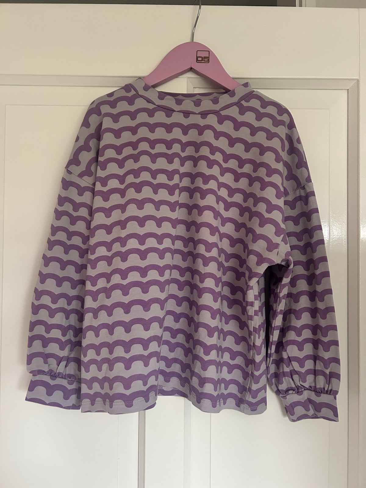 Mingo longsleeve paars/grijs, maat 8-10Y, Ophalen of Verzenden, Zo goed als nieuw, Meisje