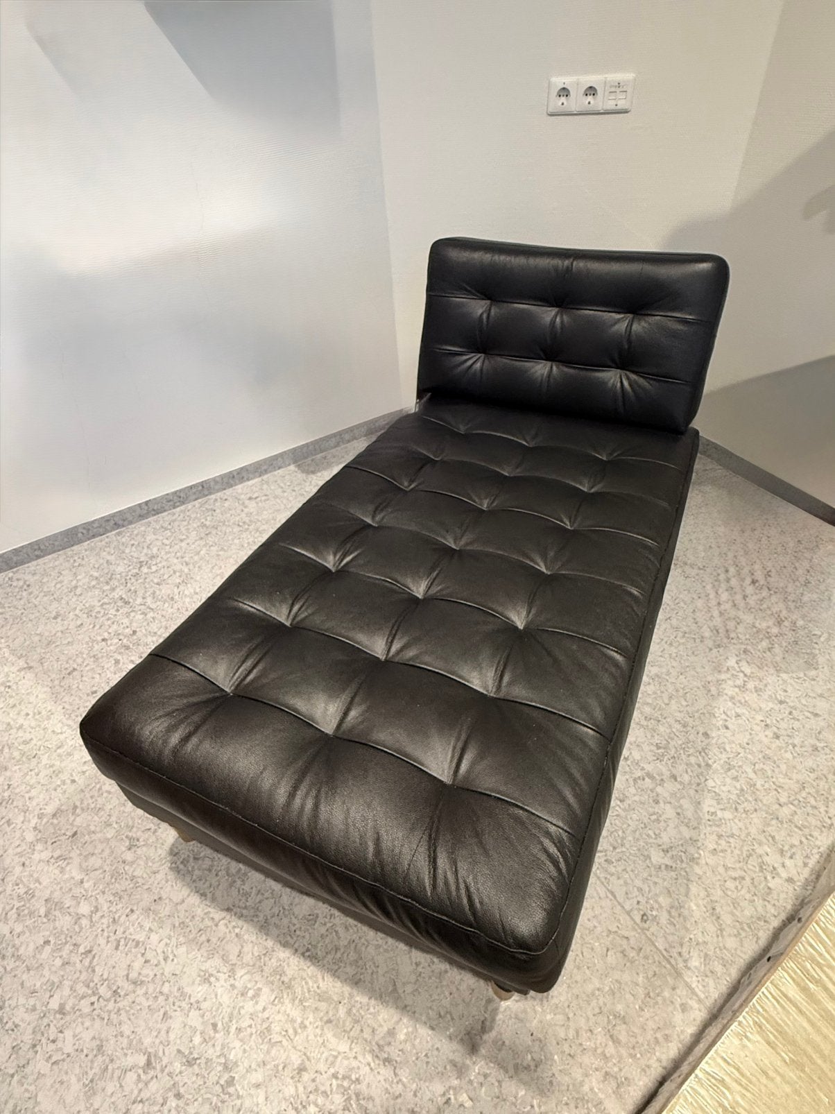IKEA LANDSKRONA chaise longue-element ZGAN nieuw 580 euro, Huis en Inrichting, Ophalen, Eenpersoons, Leer, Zo goed als nieuw
