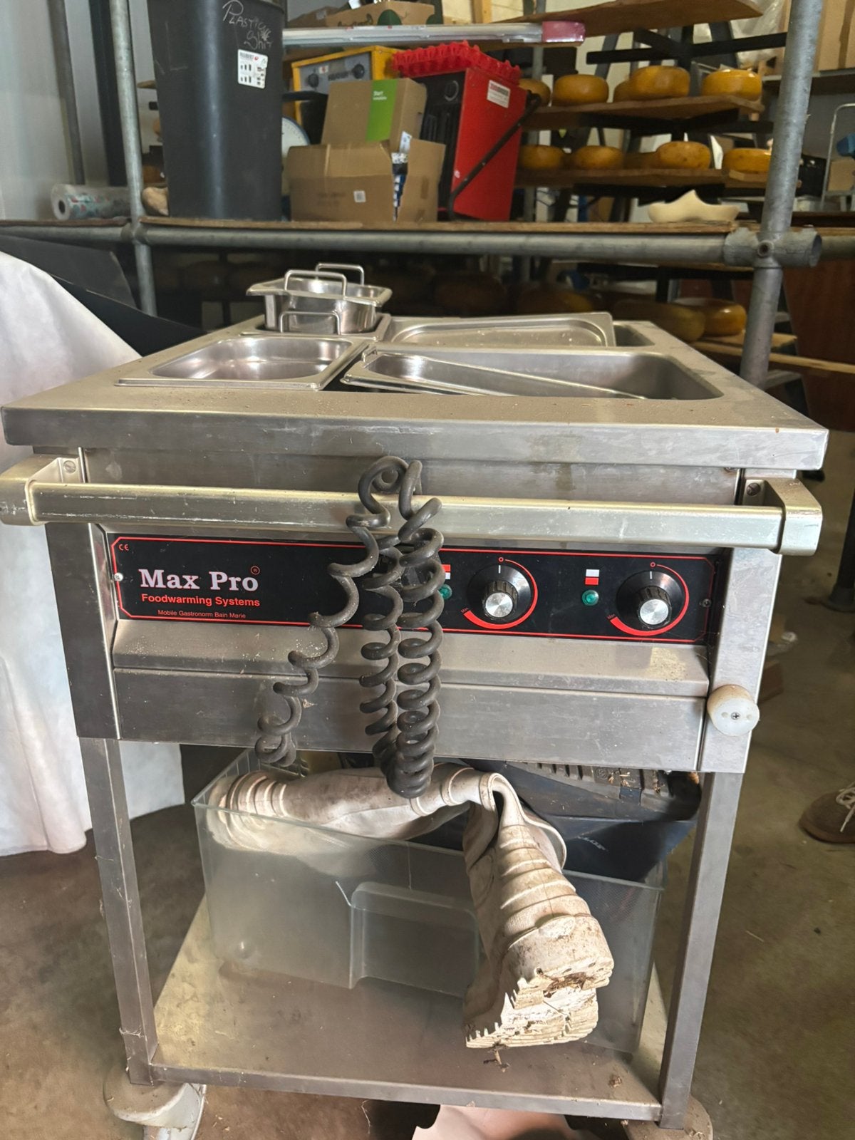 Max Pro food warming system, Ophalen