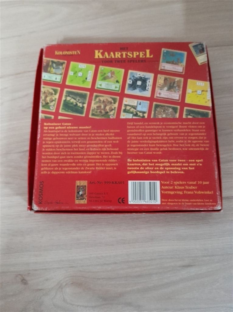 Kolonisten van catan het kaartspel - 999 games - s3126, Verzenden, Zo goed als nieuw