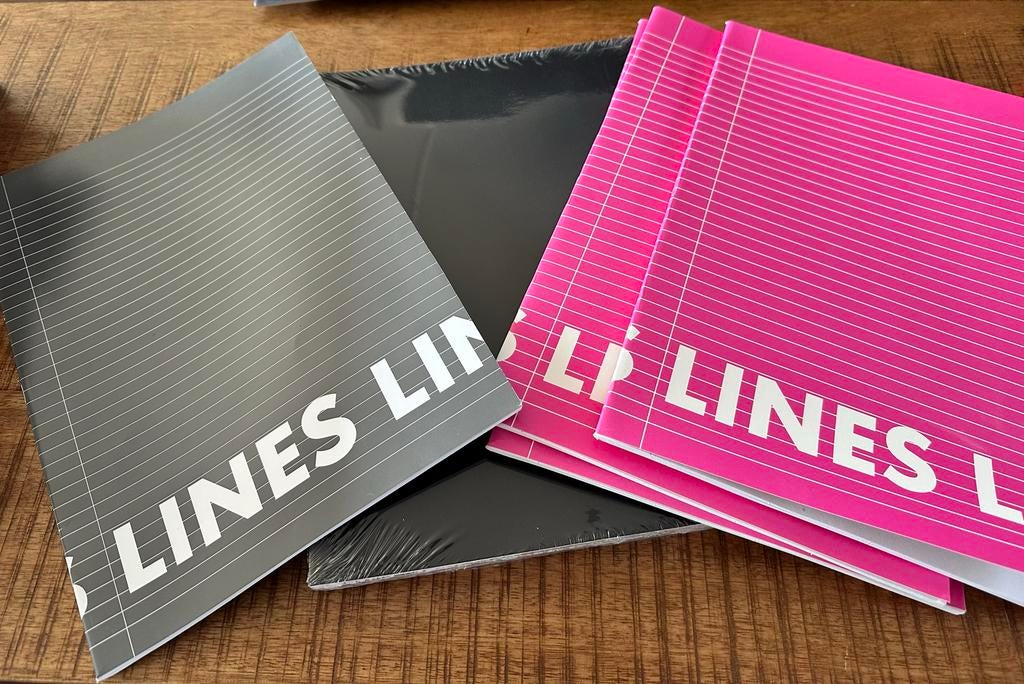 Hema schriften - lines - A4 papier, Ophalen of Verzenden