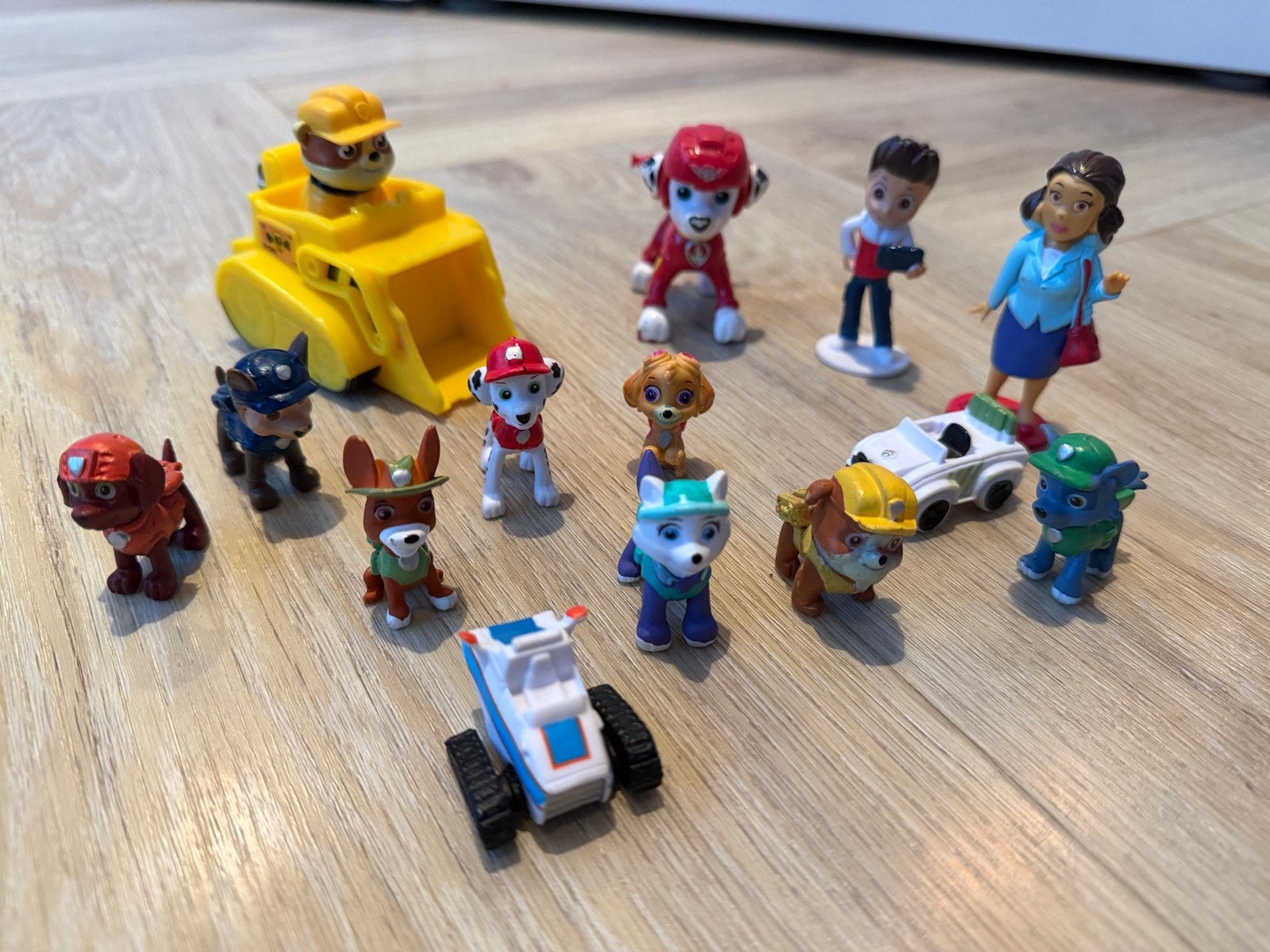 Paw Patrol mini figuren set, Ophalen of Verzenden, Gebruikt