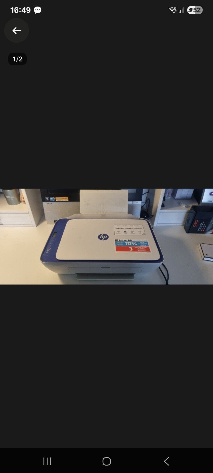 HP DeskJet 2630 All-in-One Printer, Inkjetprinter, All-in-one, Draadloos, Ophalen of Verzenden
