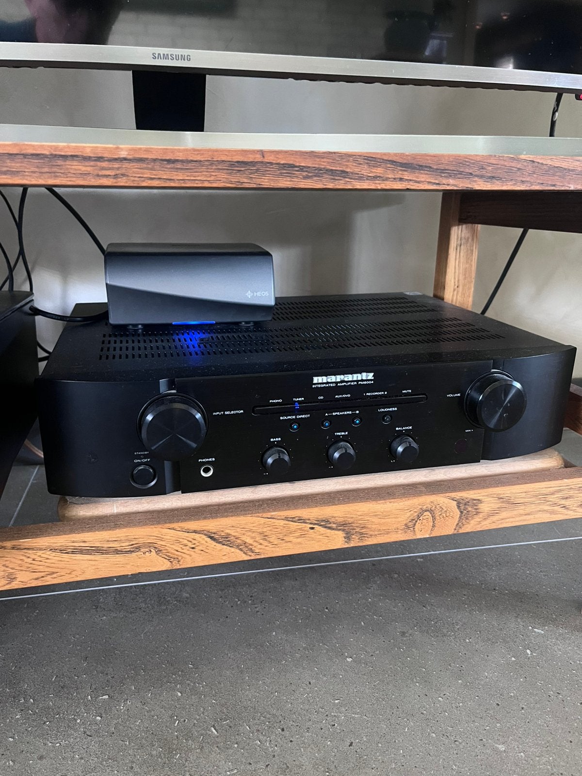 Hifi set Marantz versterker Teufel boxen, Ophalen, Zo goed als nieuw, Overige merken