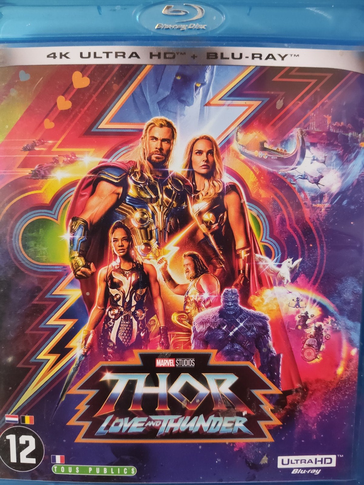 Thor: Love and Thunder Bluray NL LET OP!! GEEN 4K, Ophalen of Verzenden, Zo goed als nieuw, Actie