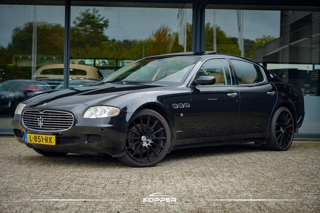 Maserati Quattroporte 4.2 Duo Select / Schuifdak / Leder / Y, Auto's, Automaat, Gebruikt, 8 cilinders, Leder