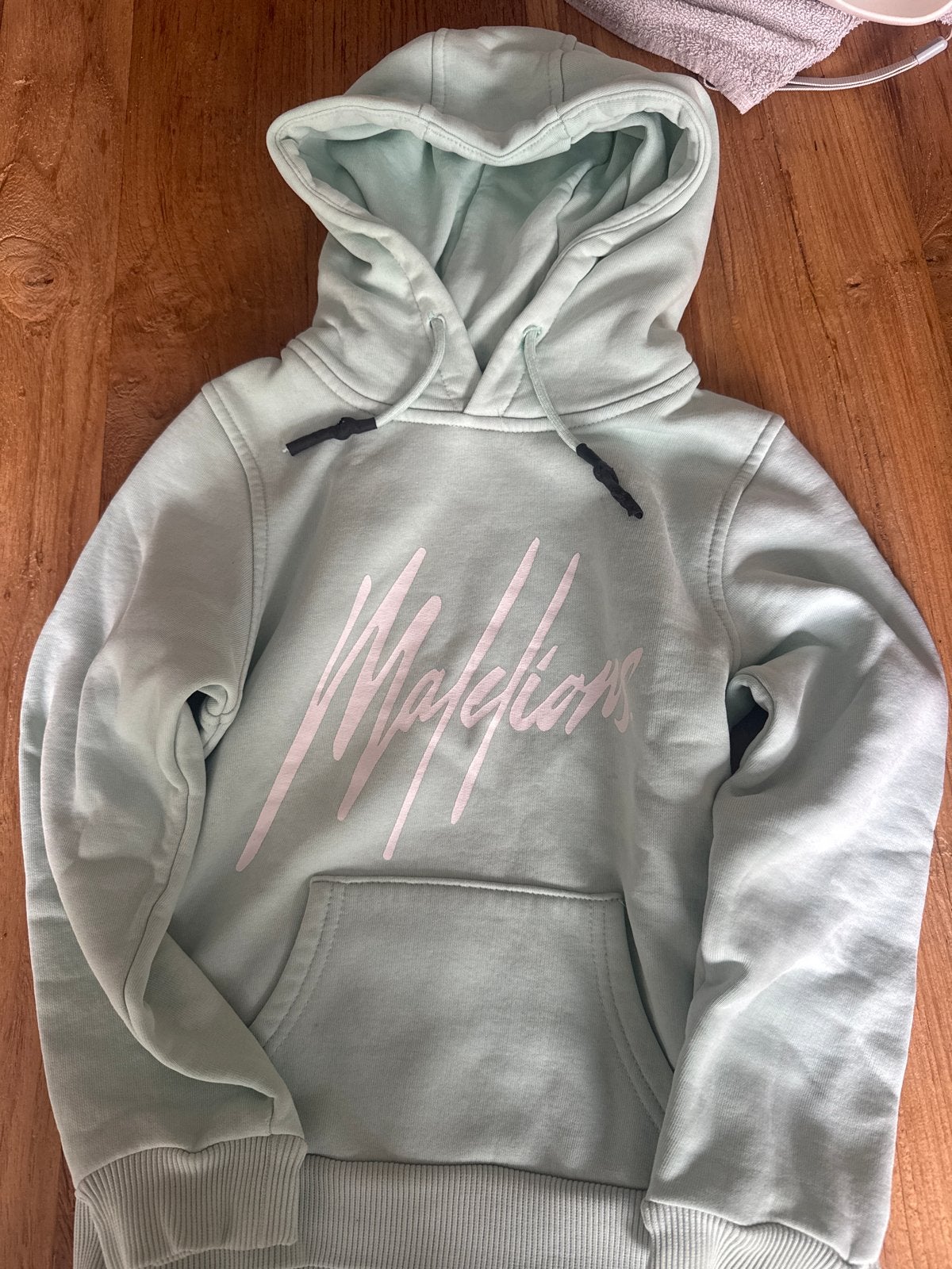Malelions Hoodie Mintgroen Maat 8-Y, Ophalen of Verzenden, Zo goed als nieuw, Jongen of Meisje