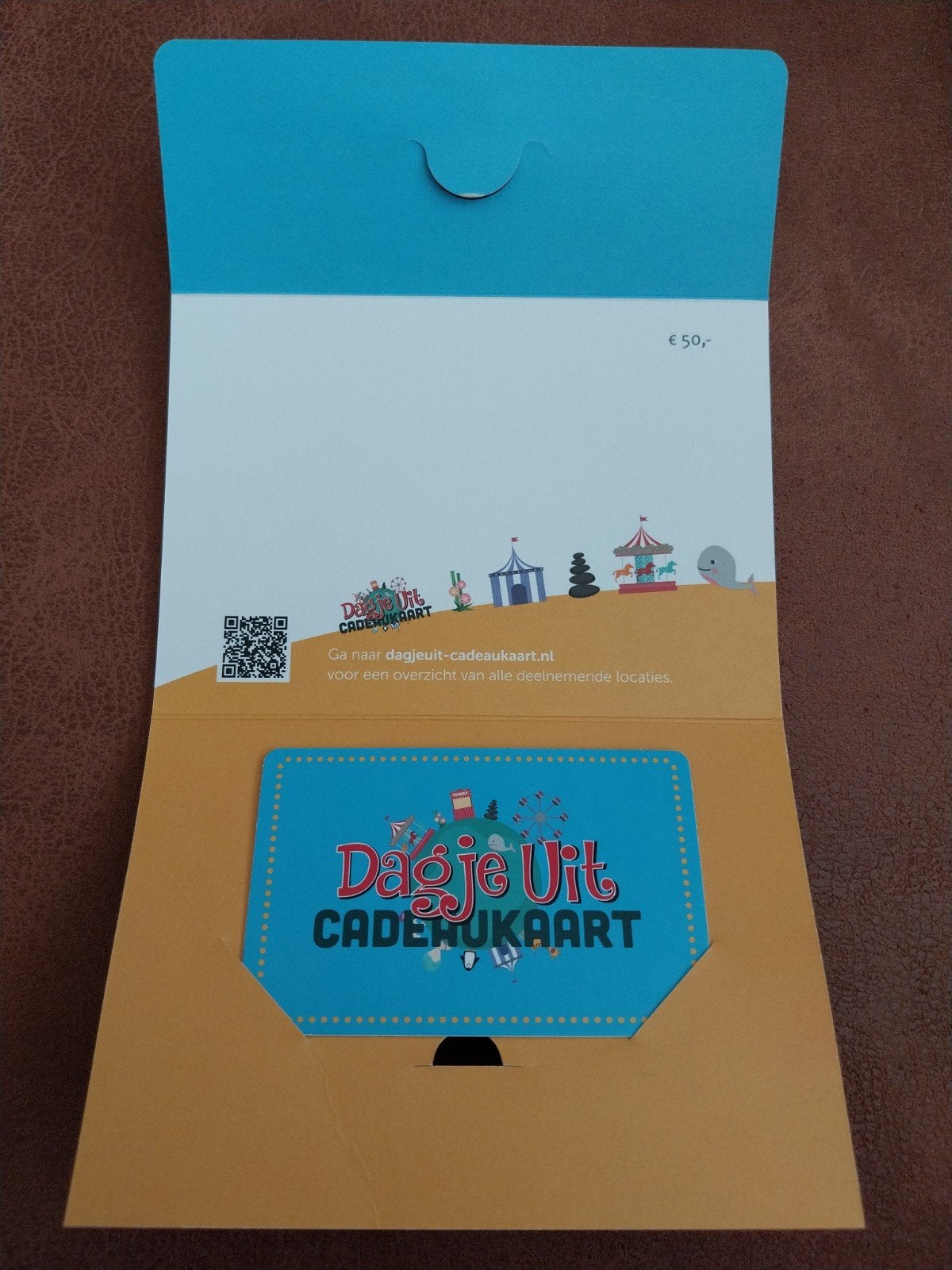Dagje uit cadeaukaart, Drie personen of meer, Cadeaubon