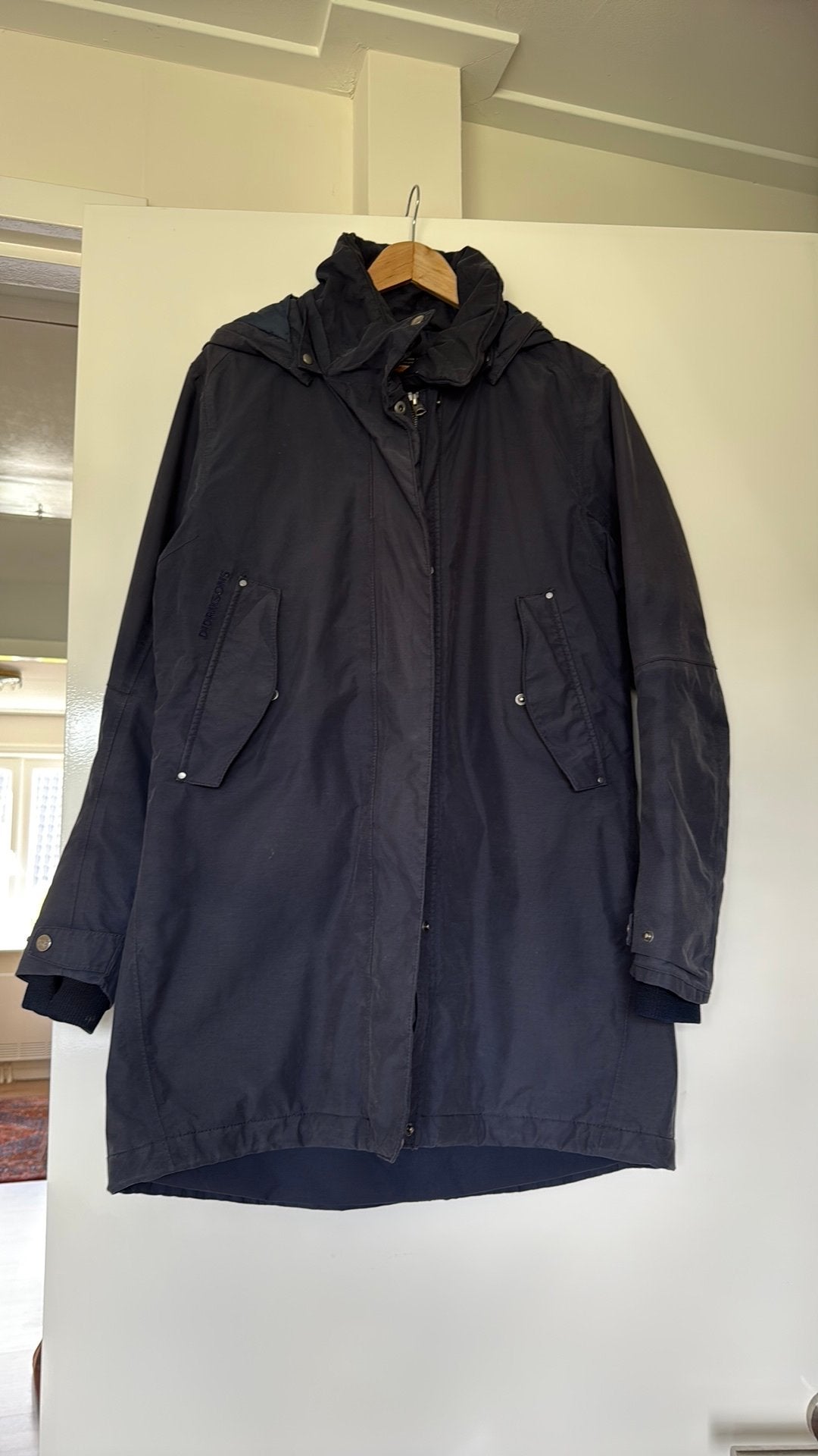 Didriksons parka 1913 mt 40, Ophalen of Verzenden, Zo goed als nieuw, Maat 38/40 (M), Blauw