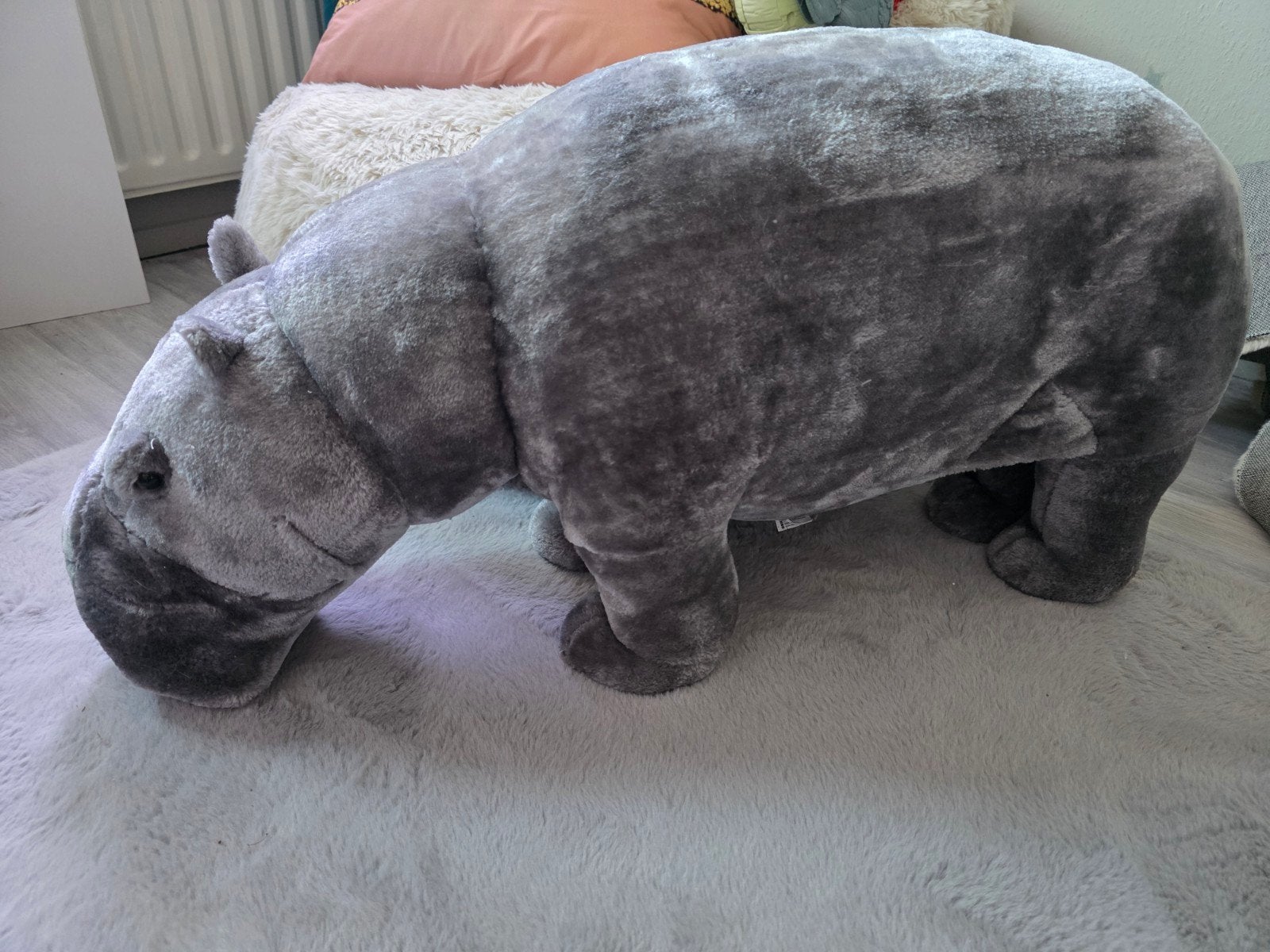 childhome nijlpaard, Ophalen, Zo goed als nieuw, Grijs, Middelgroot (20 tot 80 cm)