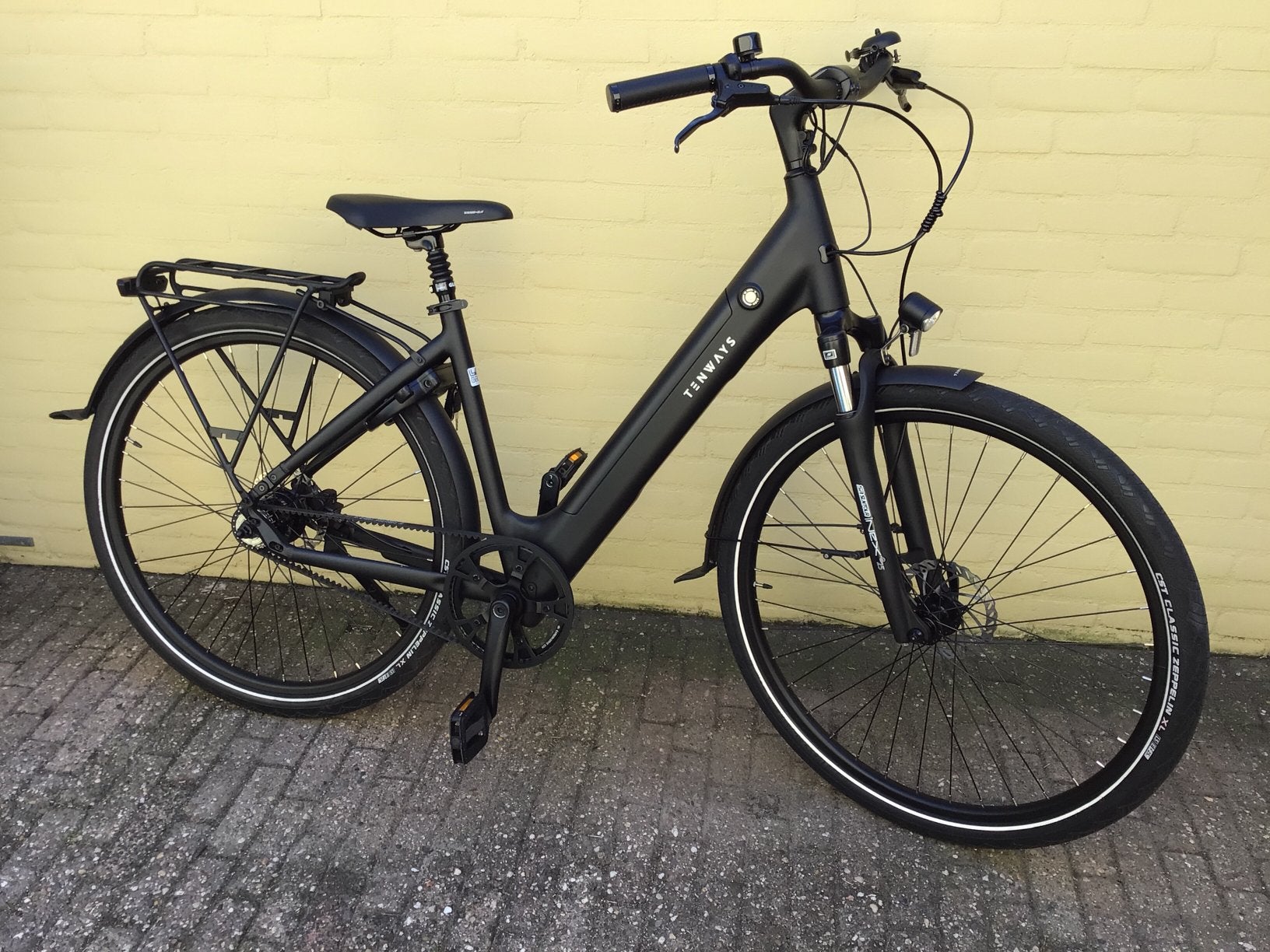 Tenways CGO800S E-bike | Matzwart | Nieuwstaat | 1.214 km, Zo goed als nieuw, 47 tot 51 cm, 50 km per accu of meer, Ophalen