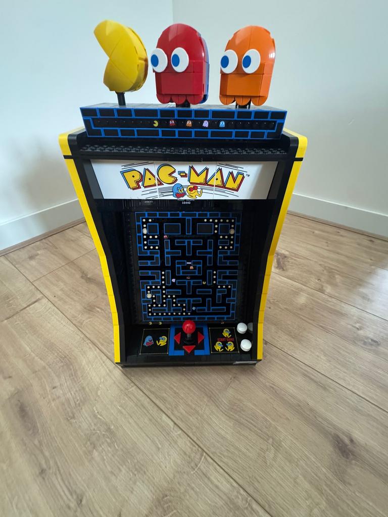 LEGO Icons 10323 Pac-Man Arcade, met doos en boekje, Kinderen en Baby's, Speelgoed | Duplo en Lego, Gebruikt, Lego, Compleet, Ophalen of Verzenden