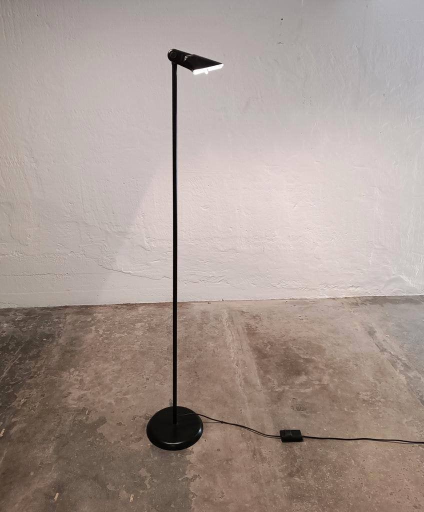 Vintage postmodern Colombo Illuminazione vloerlamp, zwart, Ophalen, Tweedehands, Tweedehands, Metaal