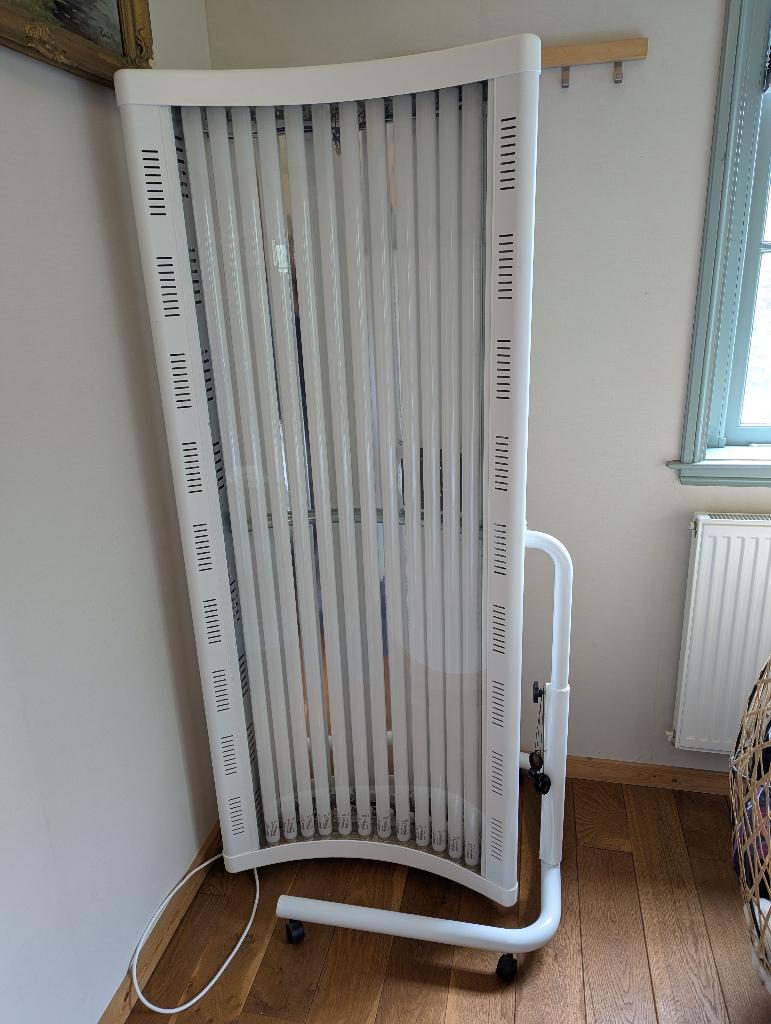 Hapro Zonnehemel Topaz 12 V – kantelbaar – verrijdbaar, Witgoed en Apparatuur, Ophalen, Zo goed als nieuw, Zonnebank enkelzijdig