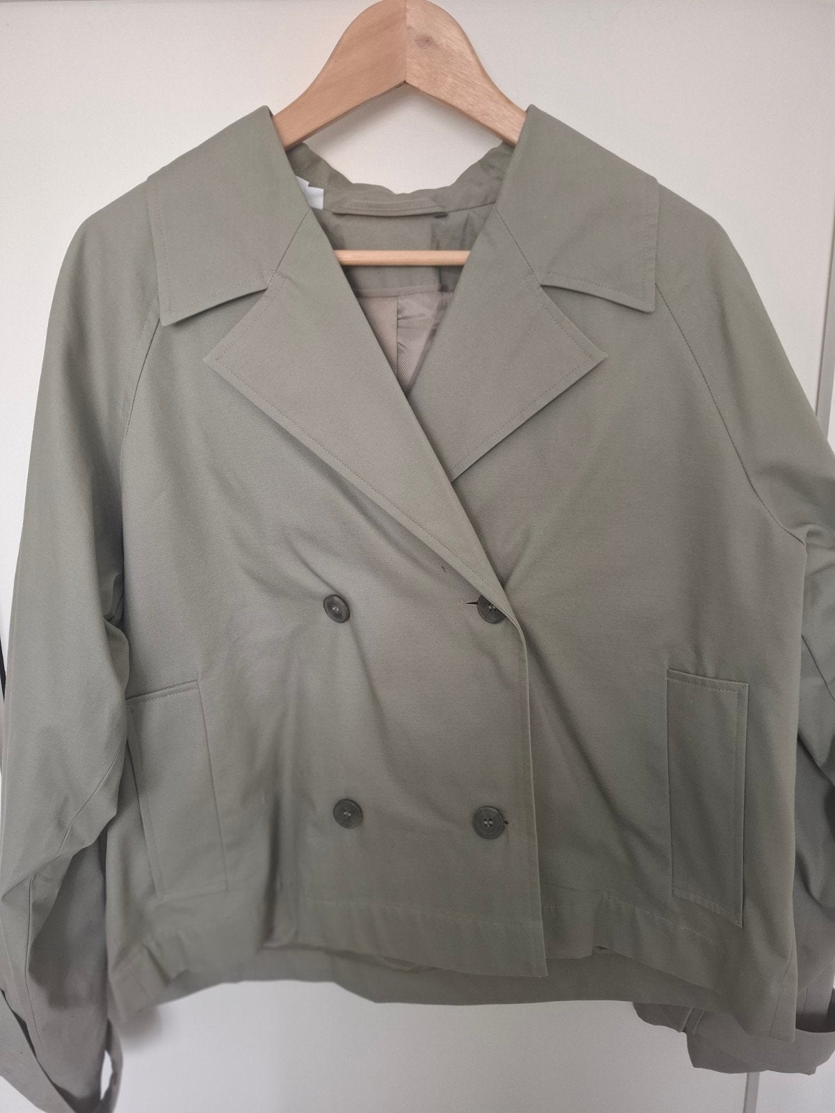 Selected korte trenchcoat nieuw mt 38, Kleding | Dames, Maat 38/40 (M), Selected Femme, Nieuw, Ophalen of Verzenden