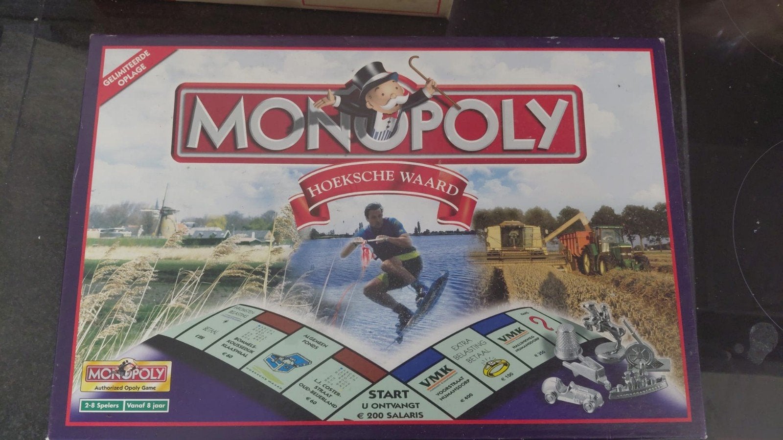 Monopoly Hoeksche Waard - Gelimiteerde Oplage, Drie of vier spelers, Ophalen, Zo goed als nieuw, Hasbro