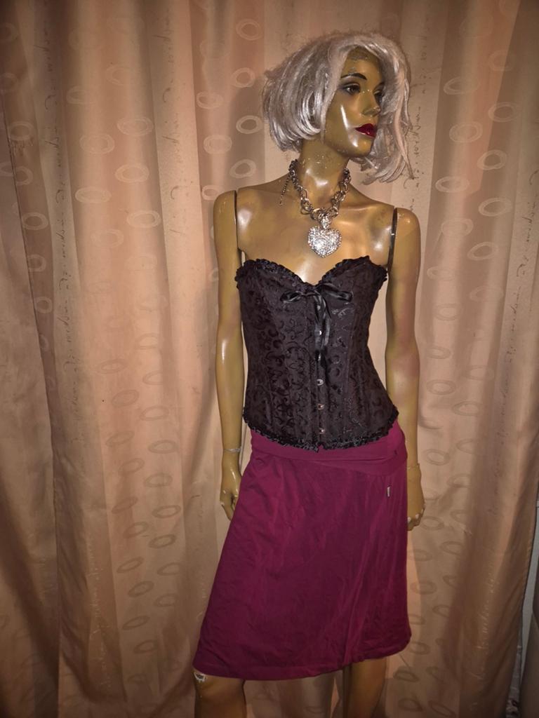 Zwart Bustier korset nieuw maat L  met Kant en Strikdetails, Ophalen of Verzenden, Zwart, Body of Korset