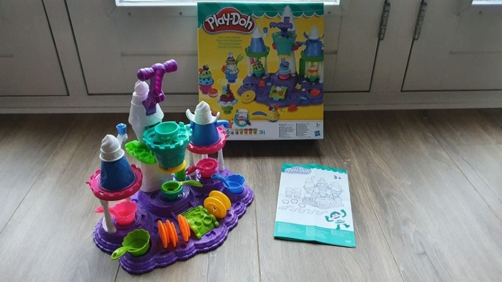 IJskasteel van Play-Doh, Kinderen en Baby's, Speelgoed | Educatief en Creatief, Ophalen of Verzenden, Zo goed als nieuw, Knutselen