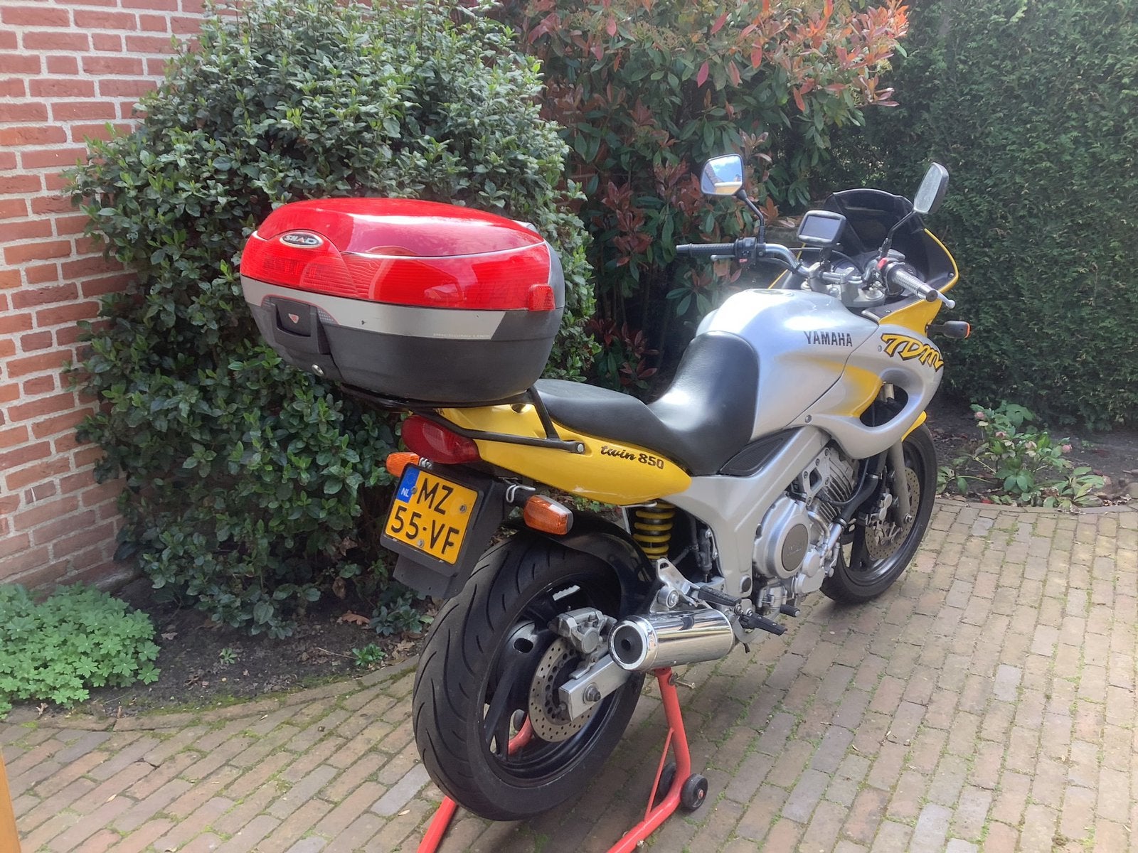 Yamaha tdm 850. Bj .1997 met topkoffer en garmin  navigatie., 2 cilinders, Gebruikt, Particulier, Meer dan 35 kW
