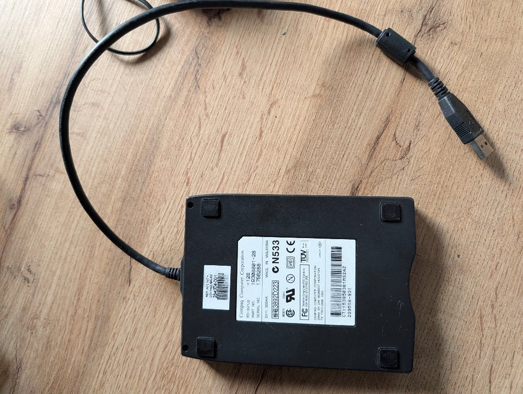 Te koop: Compaq USB FLOPPY DRIVE BLACK, Computers en Software, Vintage Computers, Ophalen of Verzenden, Compaq