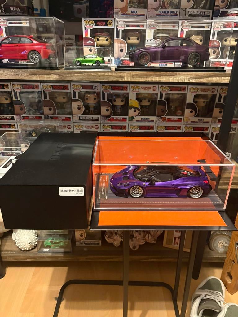 1:18 Ares Model Ferrari 458 LBWK, Ophalen of Verzenden, Zo goed als nieuw