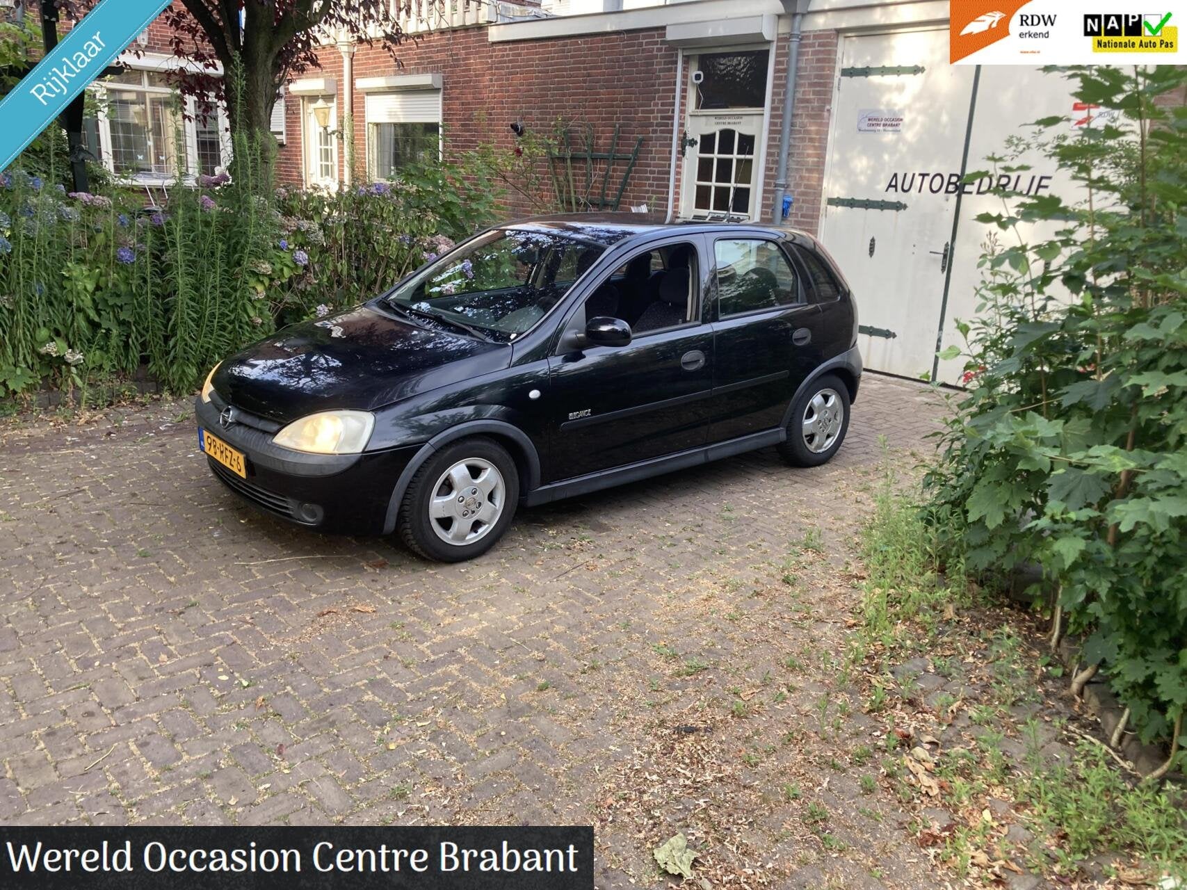 Opel Corsa 1.2-16V Elegance automaat Easytronic, 450 kg, Gebruikt, 31 €/maand, Zwart