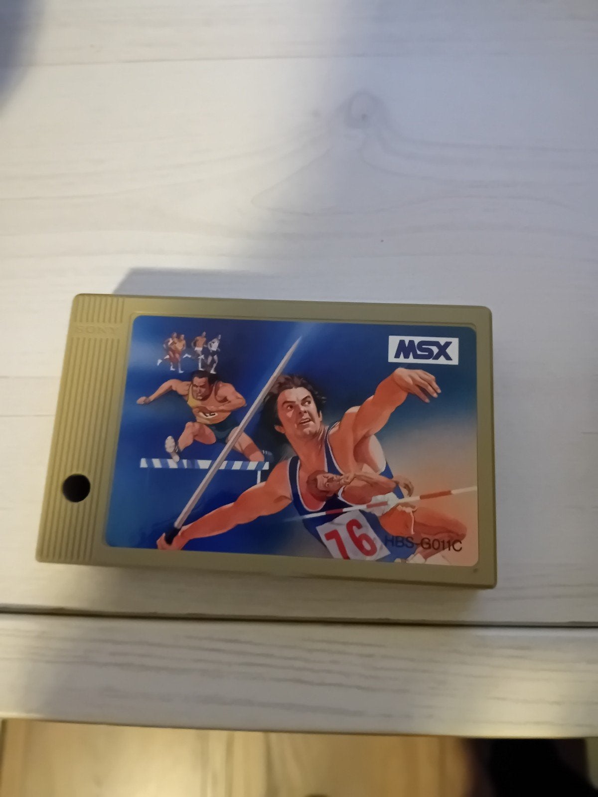 MSX HBS-001C Vintage hyper Sport Game Cartridge, Computers en Software, Ophalen of Verzenden, Sony MSX