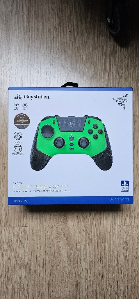 Razer Raiju V3 Pro Green NIEUW, Ophalen of Verzenden, Nieuw, Controller, PlayStation 5