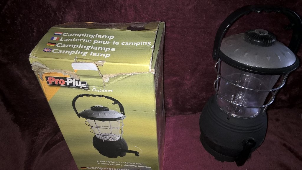 NIEUW PRO PLUS CAMPINGLAMP, Caravans en Kamperen, Ophalen, Nieuw