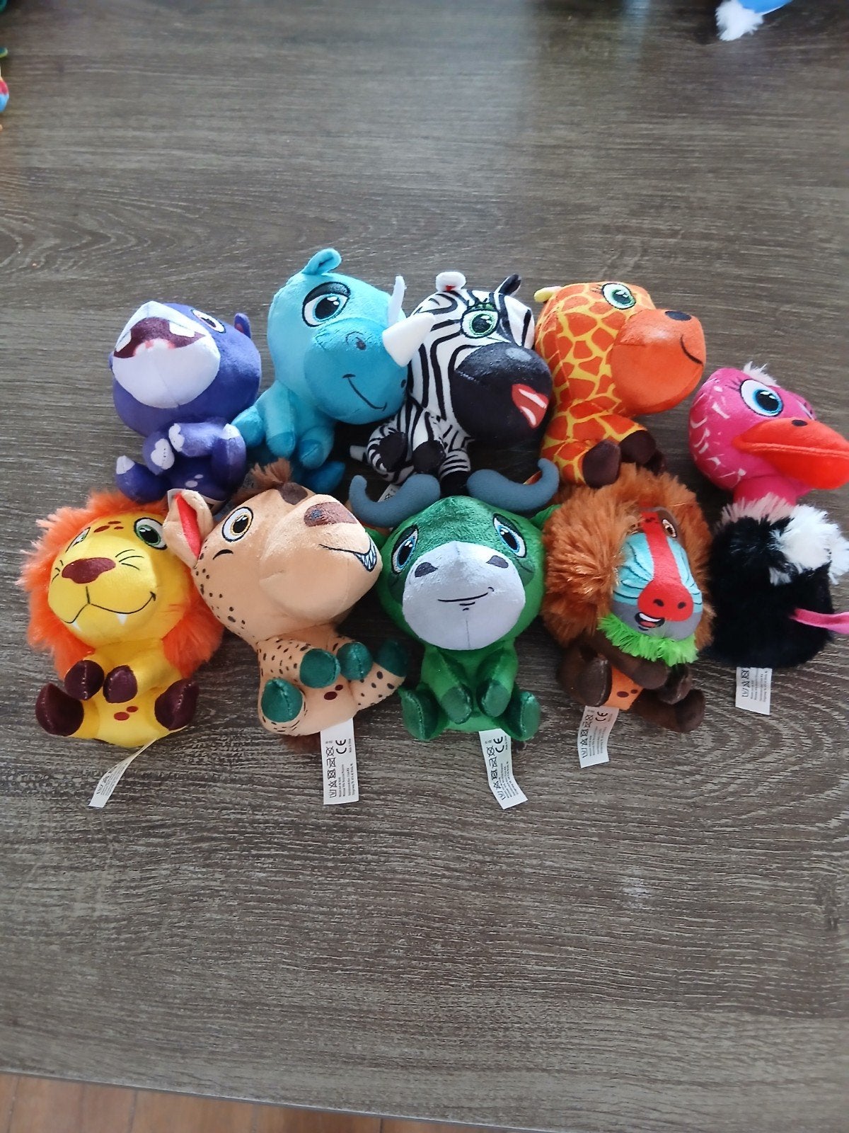 Grote collectie knuffels - diverse dieren en karakters, Gebruikt, Ophalen of Verzenden, Klein (minder dan 20 cm), Beige
