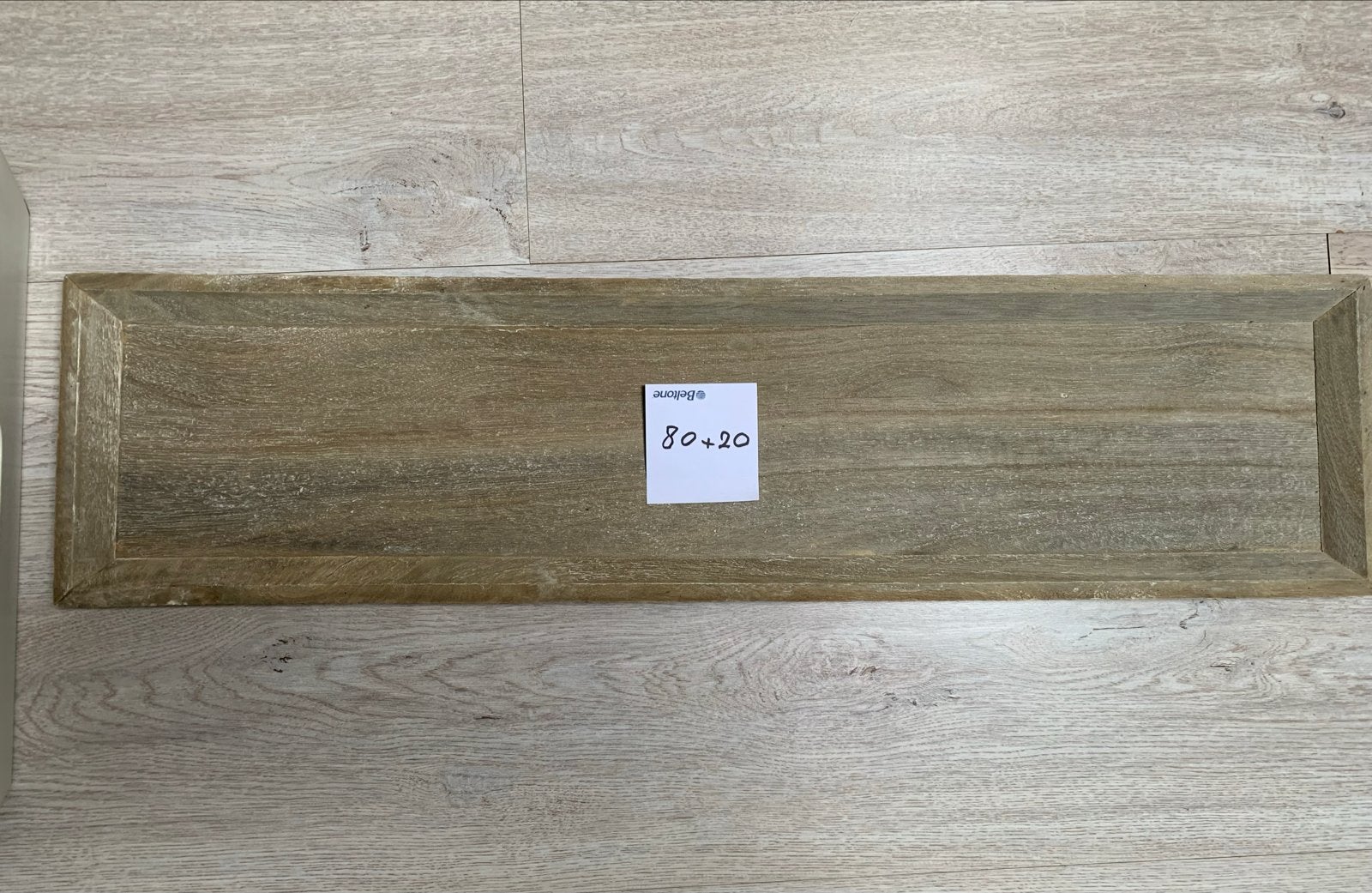 Dienbladen van hout, rechthoekig en vierkant, Ophalen, Gebruikt, Dienblad, Met handvatten