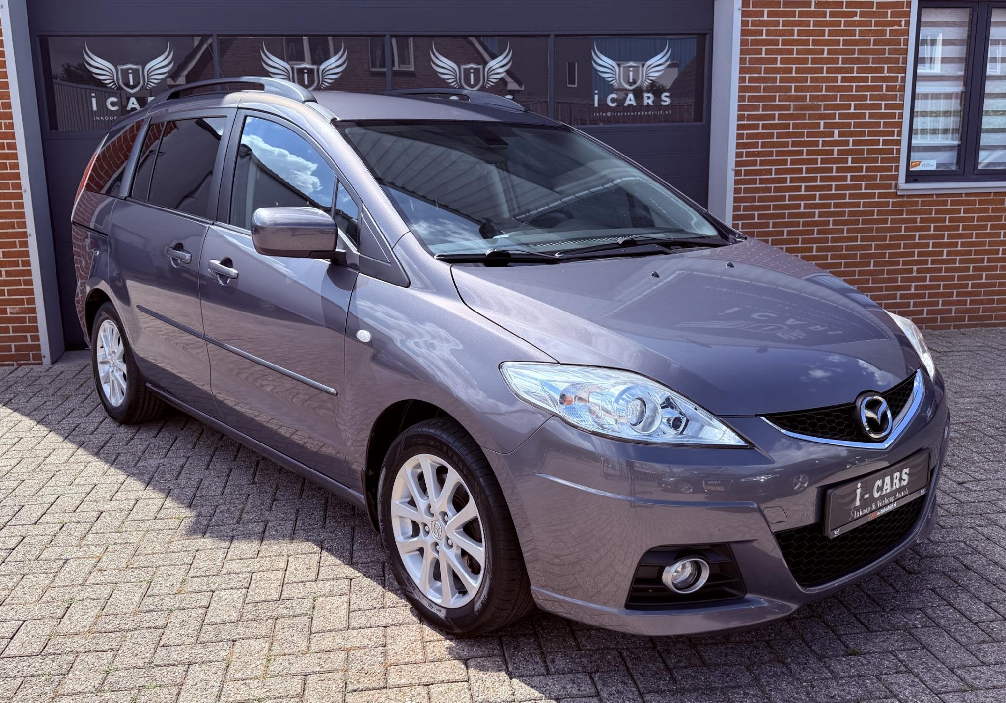 Mazda 5 2.0 TS Plus 1e eig. NAVI Dealer onderhouden, Auto's, Stof, Gebruikt, 4 cilinders, Met garantie (alle)